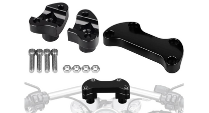 16" Ape Hanger 2" wide w/ Mounting clamp and Cluster relocation