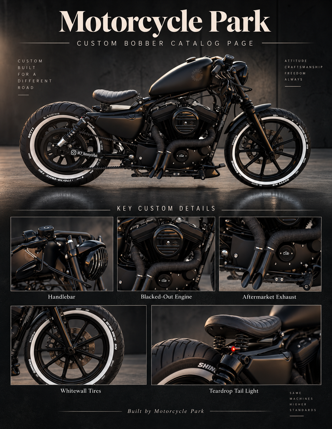 Harley Davidson Sportster Iron 883 | King of Bobbers No. V - Nandez