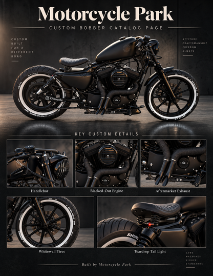 Harley Davidson Sportster Iron 883 | King of Bobbers No. V - Nandez