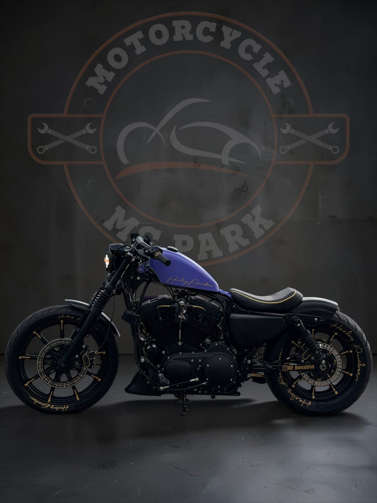 Harley Davidson Iron 1200 Stage 1 - Bobber | Purple Gecko