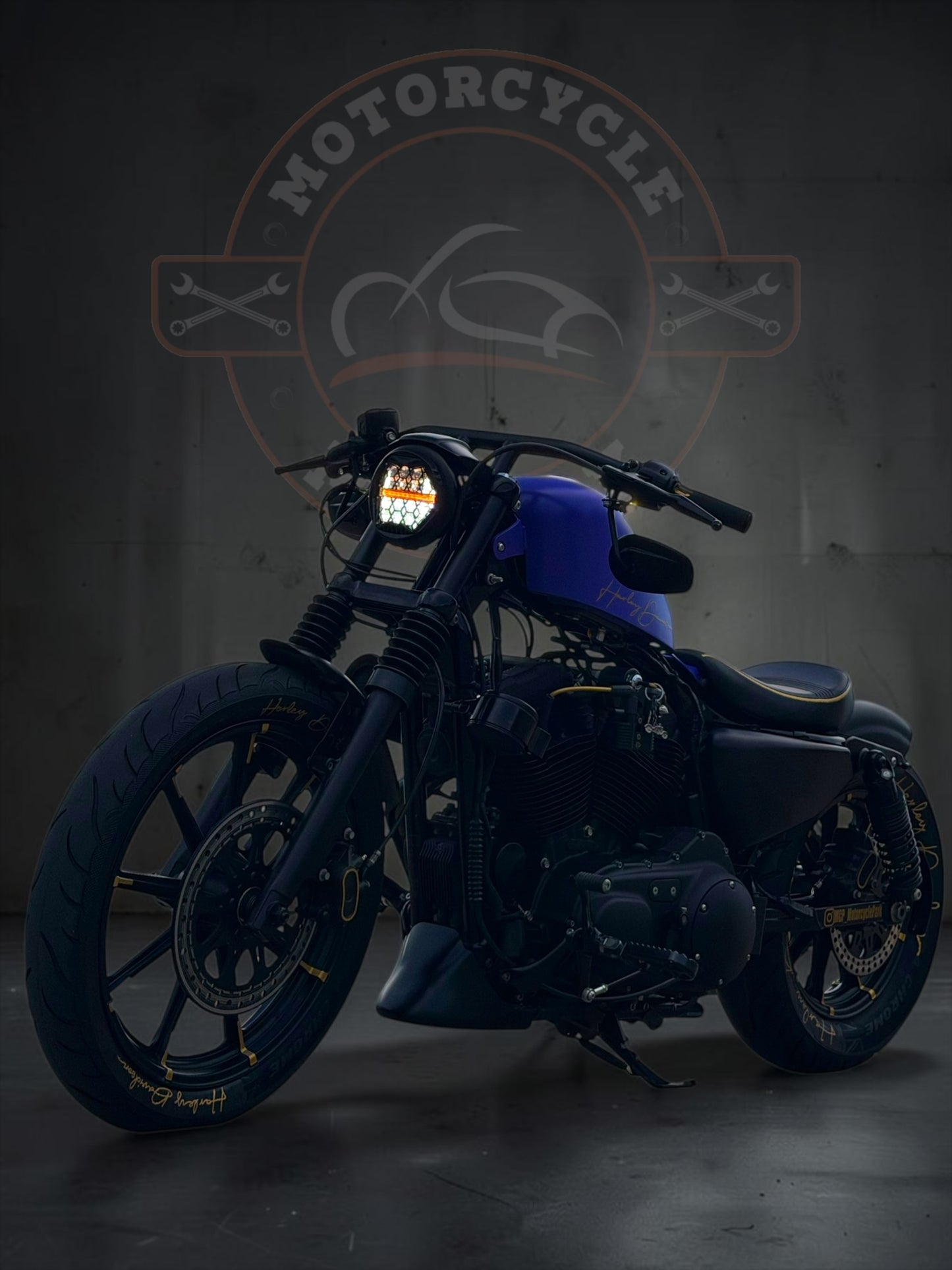 Harley Davidson Iron 1200 Stage 1 - Bobber | Purple Gecko