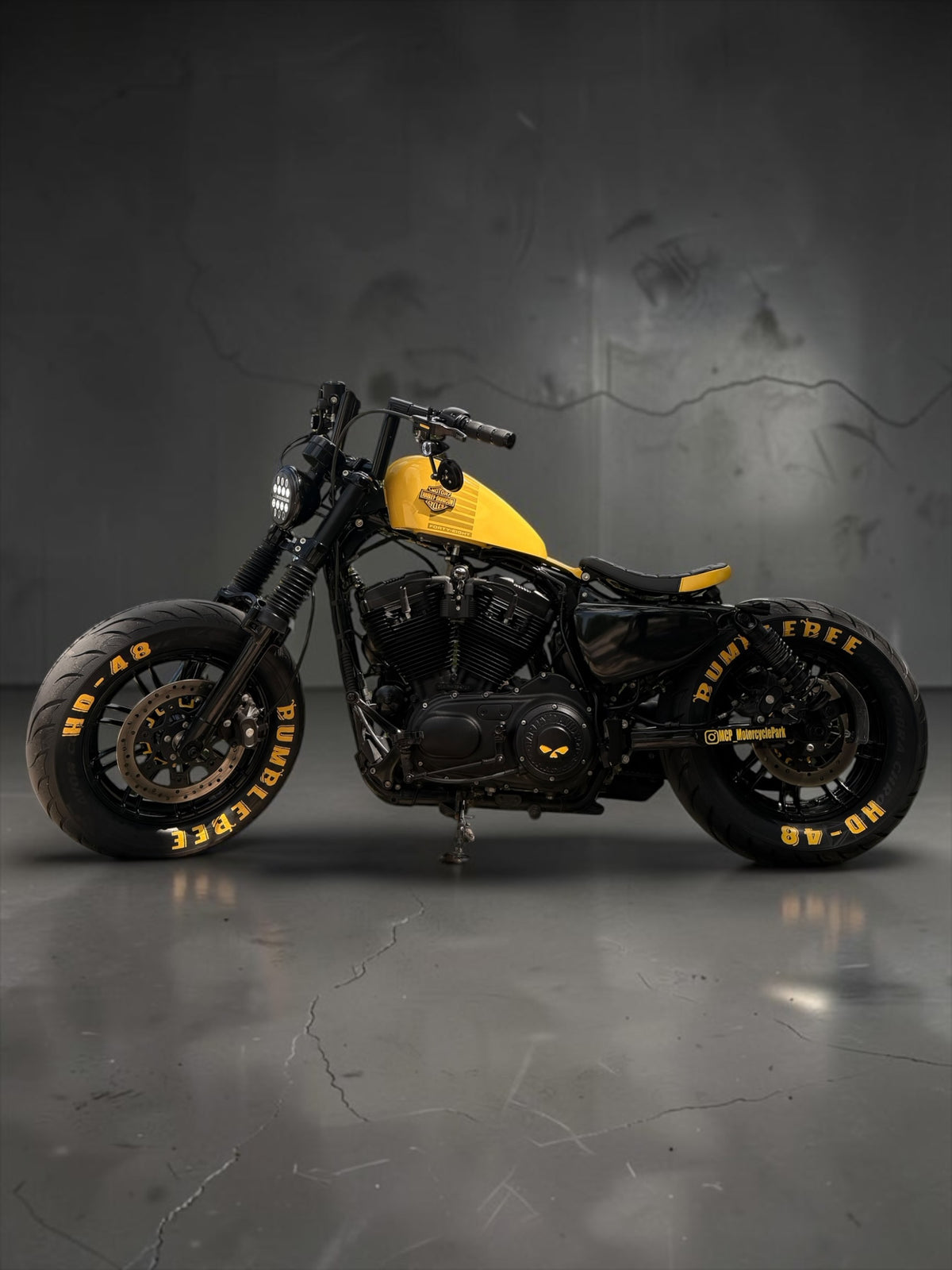 Harley Davidson Sportster 48 | King of Bobbers No. VII - Bumblebee