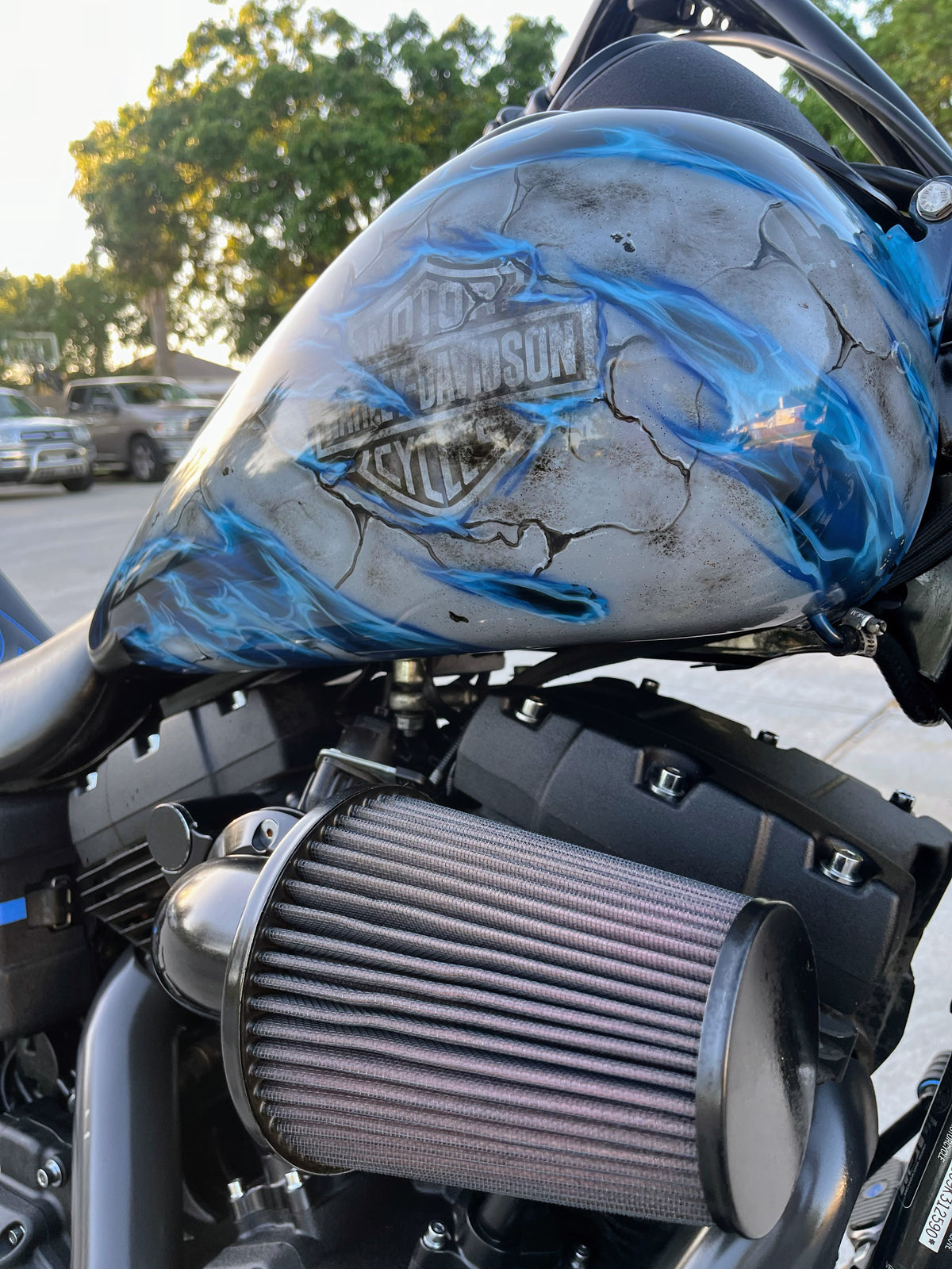 Harley Davidson Dyna Street Bob | Blue Eyes Demon