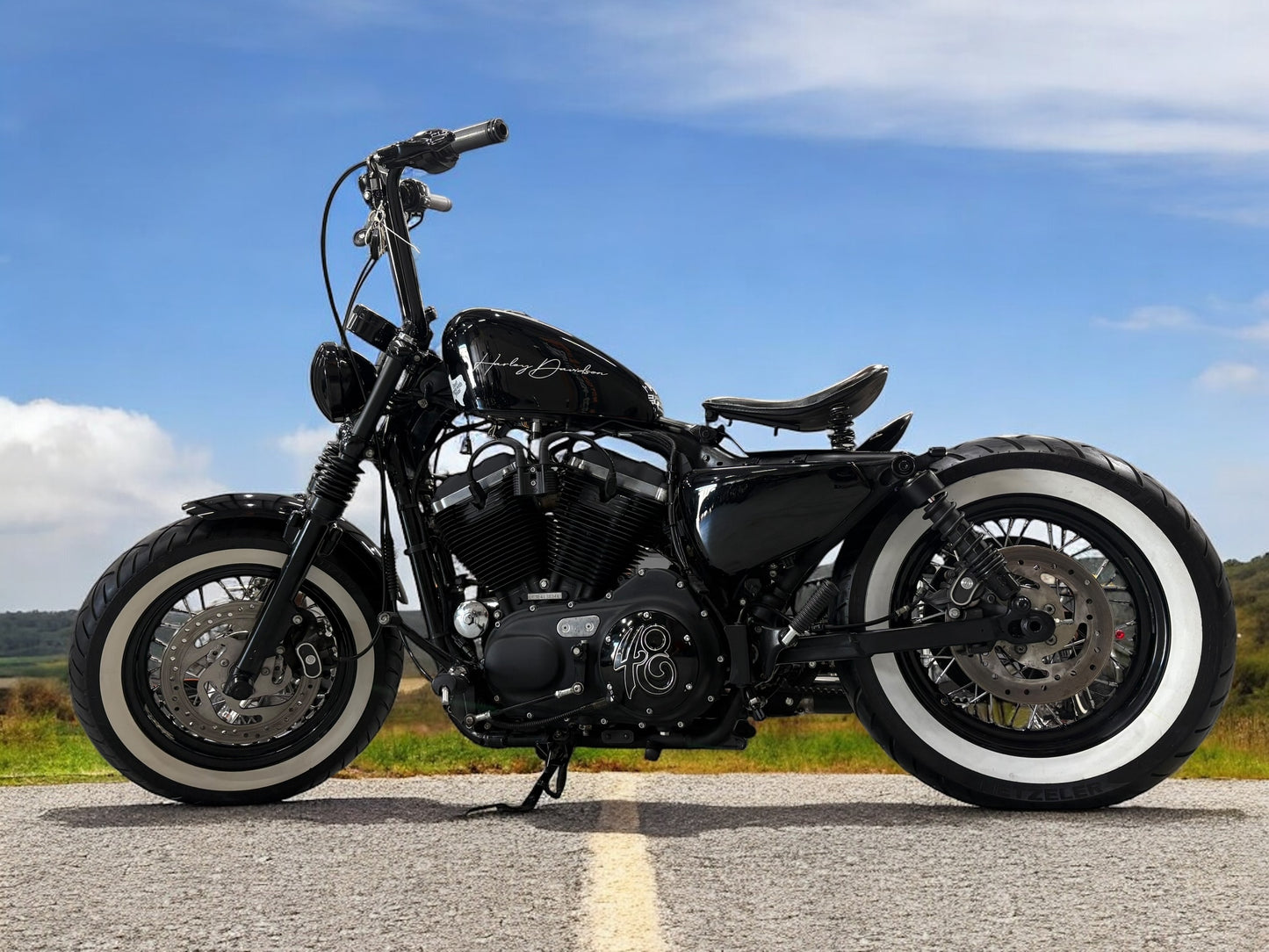 Harley Davidson Sportster 48 Bobber | Black Jack